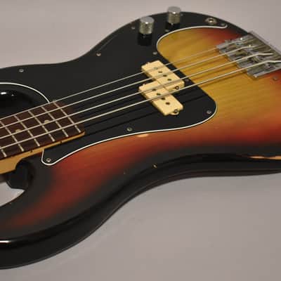 1976 Fender Precision Bass Three-Tone Sunburst w/OHSC image 8