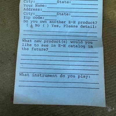 Electro-Harmonix Doctor Q Envelope Filter 1977 With Original Box  - Silver image 9