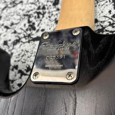Bacchus DX4 Jazz Bass Black Woodgrain MIJ image 7