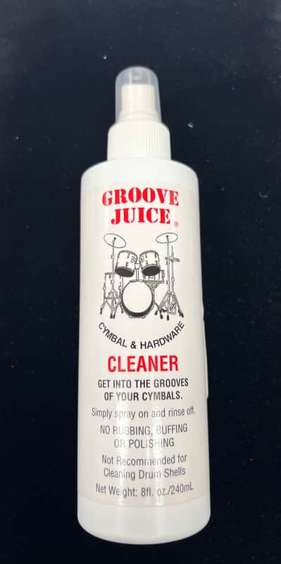 Groove Juice GJCC Cymbal Cleaner - 8oz Spray Bottle 2010s - White image 1