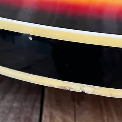 Univox Coily 1968 - Cherry Sunburst U1825 One Owner Clean 335 copyB image 21
