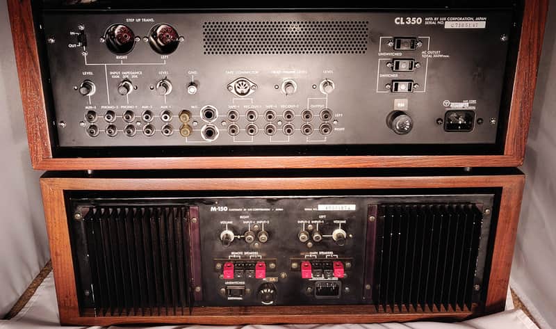 Luxman CL-350 Preamp and M-150 Power Amp, Complete | Reverb