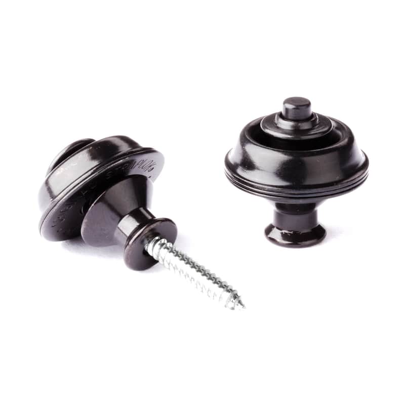 Dunlop STRAPLOK Strap Retainers-Black Dual Design image 1