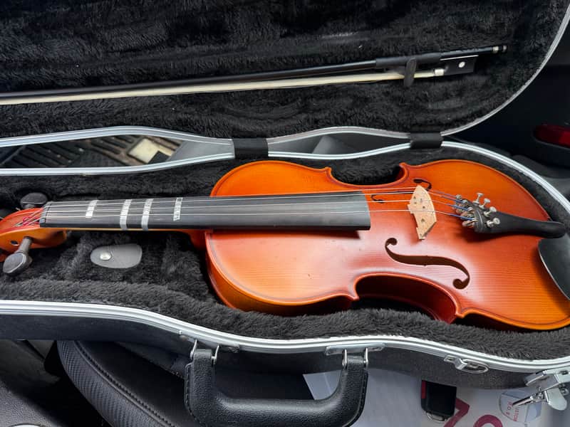 Knilling P4KF Bucharest 4/4 Full-Size Student Violin Outfit 2010s - Natural image 1