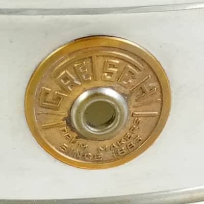 Gretsch 6.5x14"Broadkaster Nickel-Brass NOB Snare Drum 8Lug Vintage 1949-50 RARE image 2