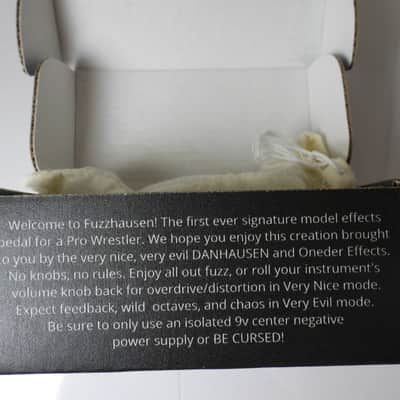 Oneder Fuzzhausen Danhausen Signature Fuzz Effects Pedal YOU ARE CURSED! image 9
