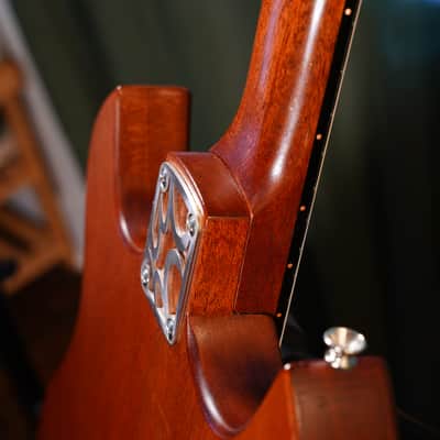 Moar Dolly 2025 Handmade Danish Boutique Guitar | Roasted Mahogany | Hand-Wound P90 & Mini Humbucker | Rare image 13