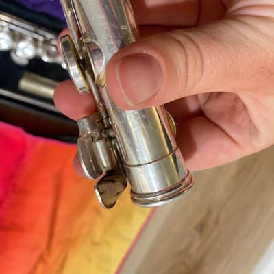 Gemeinhardt 2SP Straght-Headjoint Flute with Offset G 2010s - Silver-Plated image 8