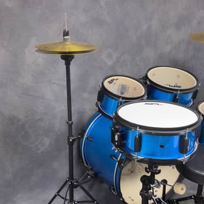 Sound Percussion Labs Junior Kicker 5-Piece Drum Set - Metallic Blue image 4
