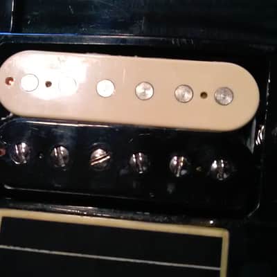 Agile Fretless Guitar Singlecut LP project-Blackburst w/ vintage caps-Final price-Epiphone Probucker image 17