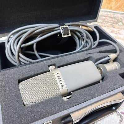 Sony C-38B Condenser Microphone 1970s - 1980s - Blue image 1