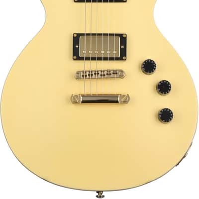 ESP LTD EC-256 6-String Right-Handed Electric Guitar with Mahogany Body and Roasted Jatoba Fingerboard (Vintage Gold Satin) image 4
