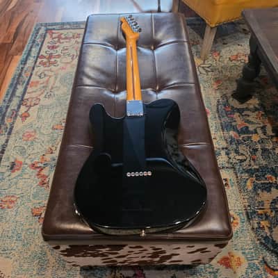 2011 Fender Blacktop Telecaster MIM HH MN - Black image 15