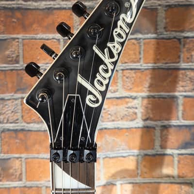 Jackson JS Series JS32Q DKA Dinky Archtop Amaranth Fretboard Transparent Blue image 2