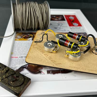 General Vintage Tone Vintage Prewired Harness for Gibson ® SG Historic Bumblebee molded capacitors . image 4