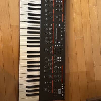 Dave Smith Instruments Prophet 12 61-Key 12-Voice Polyphonic Synthesizer 2013 - 2018 - Black with Wood Sides image 3