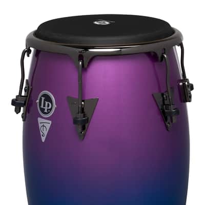 LP Latin Percussion Tony Succar 12-1/2" Tumba Rainbow Black Nickel image 5