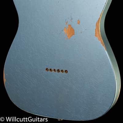 Fender Custom Shop 1964 Telecaster Relic Aged Ice Blue Metallic (683) image 2
