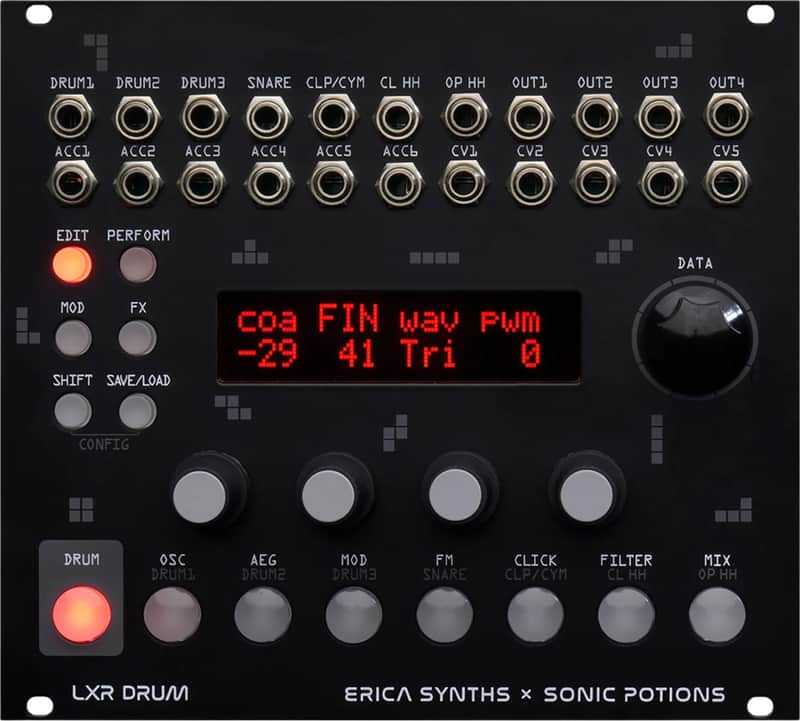Erica Synths LXR Drum Eurorack Synth Module image 1