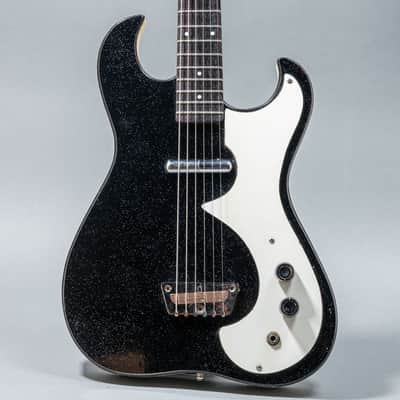 Silvertone 1448 w/ Amp-in-Case 1900, Black Sparkle image 1