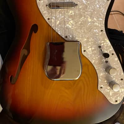 Fender killer! Clean Fernandes  Thin line tele 1993 - Sunburst image 3