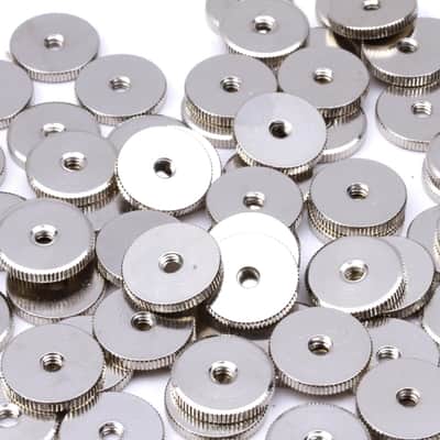 ABR-1 Vintage Soft Brass Thumbwheels Nickel CLP Area59' image 1