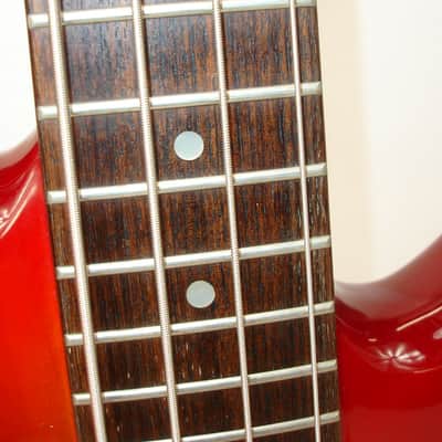 1998 Spector NS-2000/4 NS-2000 4-String Electric Bass Guitar, Cherry Sunburst image 8
