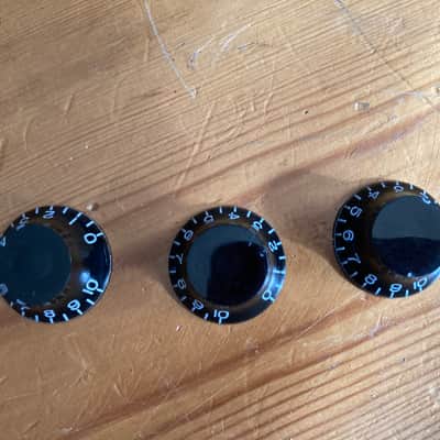Epiphone Thunderbird Bass Guitar Control Knobs x 3 Korea image 2