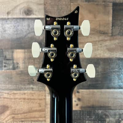 SALE! PRS 40th Anniversary Custom 24-08 Semi-Hollow, Charcoal Tri-Color Burst, 10 Top, Free Ship, 065 image 7