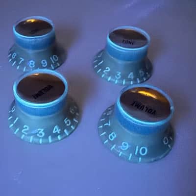 Gibson Vintage 1967 Gold Reflector Knobs Les Paul ES-335 330 175 1968 1969 1970 image 6