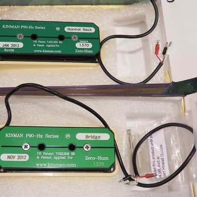 Kinman P-90 Hx Zero Hum Noiseless Set, Best P90's On The Market! image 1