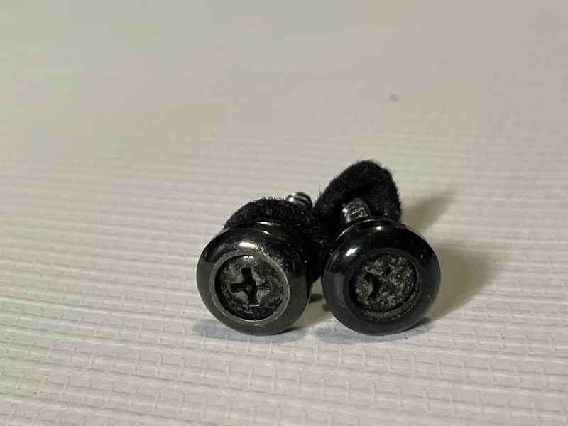 2000's Era Indonesian Ibanez RG & S Series Black Strap Buttons image 1