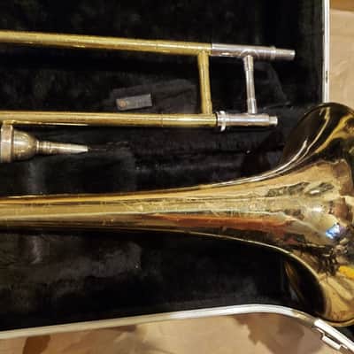 Blessing Scholastic Trombone, USA, Brass, with case and mouthpiece image 3