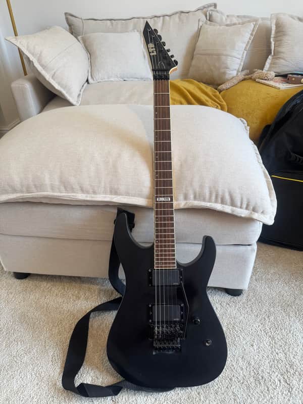 ESP LTD M-400 with EMG Pickups, Pau Ferro Fretboard 2018 - Present - Black Satin