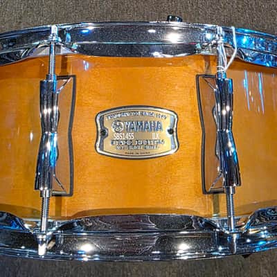 Yamaha Stage Custom Birch 5.5x14 Snare Drum - Natural Wood image 4