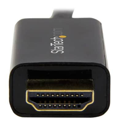 StarTech.com 6ft (2m) DisplayPort to HDMI Cable - 4K 30Hz - DisplayPort to HDMI Adapter Cable - DP 1.2 to HDMI Monitor Cable Converter - Latching DP Connector - Passive DP to HDMI Cord (DP2HDMM2MB) image 4