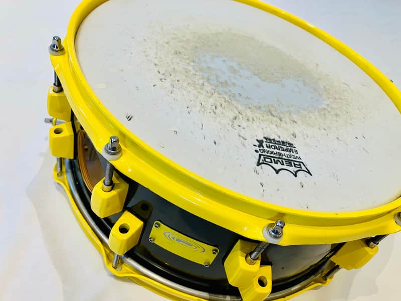 Immagine OCDP Custom 14x6.5 Maple Black and Yellow Snare Drum - 1