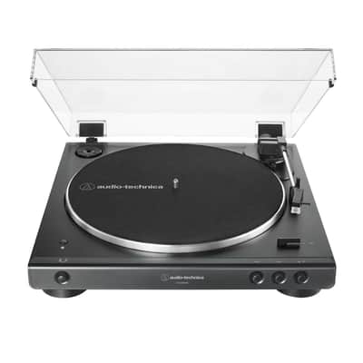 Audio-Technica AT-LP60XBT-BK Fully Automatic Wireless Belt-Drive Turntable, Black image 1
