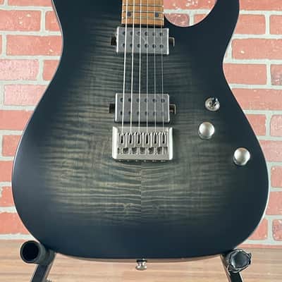 Schecter C-1 Standard Plus Electric Guitar - Transparent Black Burst image 2
