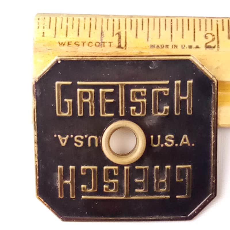 Gretsch Late70s Square Badge Vintage SSB Bass/Snare/Tom Drum Brooklyn,NY+Grommet image 1