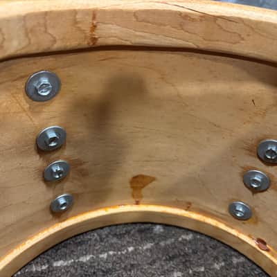 Vintage 1966 Slingerland Tom Drum 8 x 12 Blue Sparkle image 15