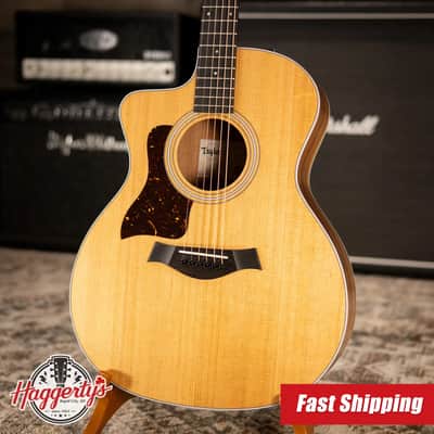 Taylor 214ce - K Koa/Spruce Left Handed Acoustic/Electric Guitar - Natural with Gig Bag image 1