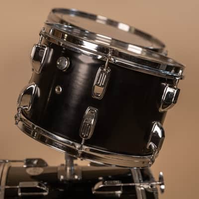 Vintage Rogers R-380 "Double Soul" Jet Black Drum Set image 16