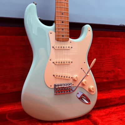 2010 Fender Classic '50s Stratocaster Surf Green w/Fender Black Tolex Hardcase image 16