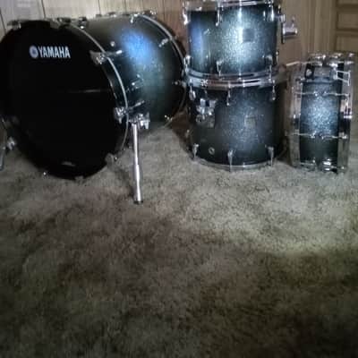 Yamaha Absolute birch noveau 2004 - black sparkle sunburst laquer image 12