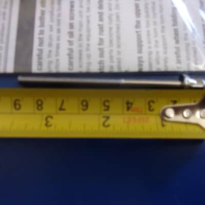 Tama Imperialstar Lot of 17 Bass Drum 3.5" Tension Rods, Manual Book, Drum Key 1 replacement inner lug threaded sleeve + holder image 4