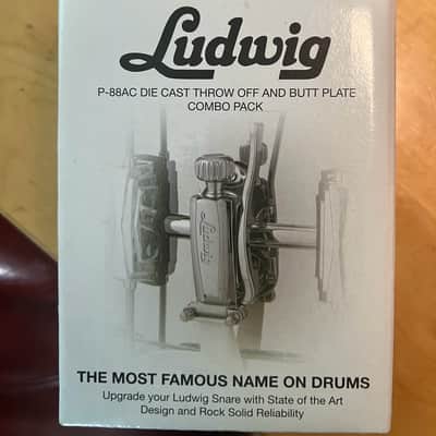 Ludwig No. 400 Supraphonic 5x14" 10-Lug Aluminum Snare Drum with Pointed Blue/Olive Badge 1969 - 1979 - Chrome-Plated image 11