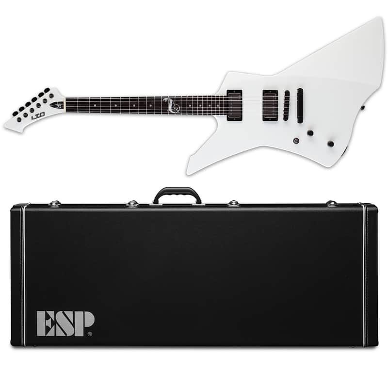 ESP LTD Snakebyte LH Snow White SW Electric Guitar + Hardshell Case James Hetfield Left-Handed - Brand New - Korea image 1
