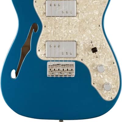 Fender American Vintage II 1972 Telecaster Electric Guitar Thinline Maple Fingerboard, Lake Placid Blue image 1