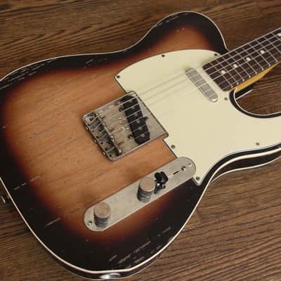 MJT 1962 Telecaster Custom Reissue Aged Relic 62 Tele Nash Fender Bridge image 7
